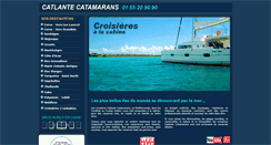 Desktop Screenshot of catlante-catamarans.com